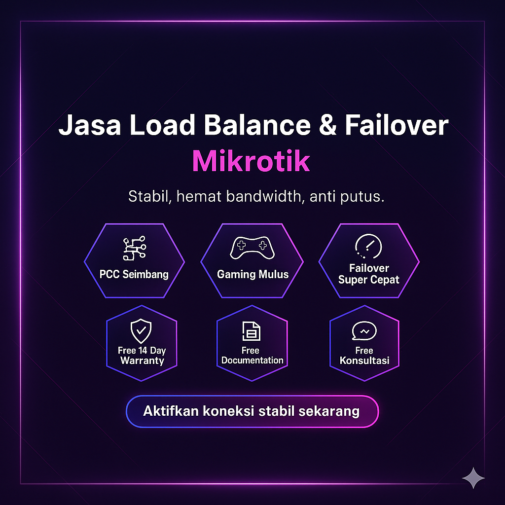 JASA SETTING LOADBALANCE MIKROTIK