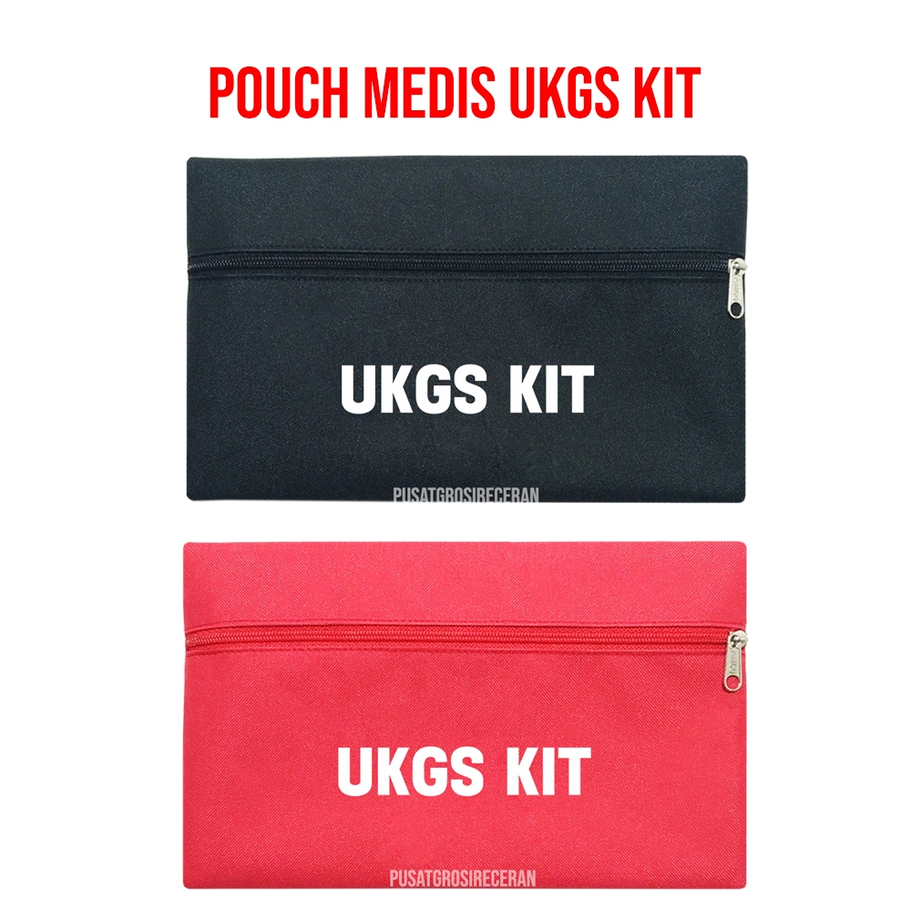 Pouch Medis UKGS KIT Dompet P3K Tas Obat Pouch Travel First Aid Kit Emergency Tas Kesehatan P3K
