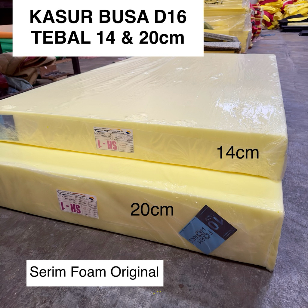 Kasur Busa Tebal 14cm 20cm D16 Royal Foam Serim Foam