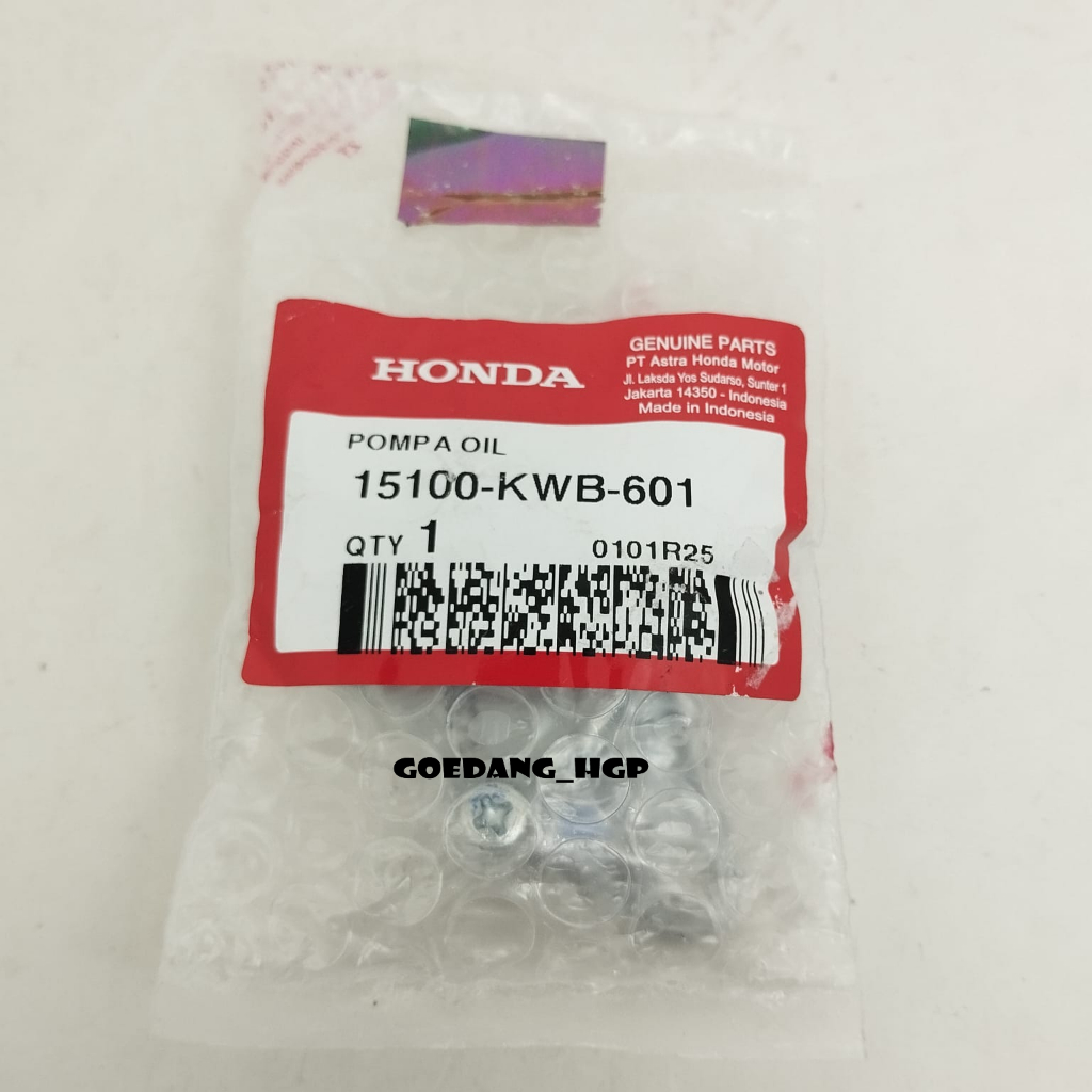 Pompa Oli NEW BLADE ORI AHM 15100KWB601