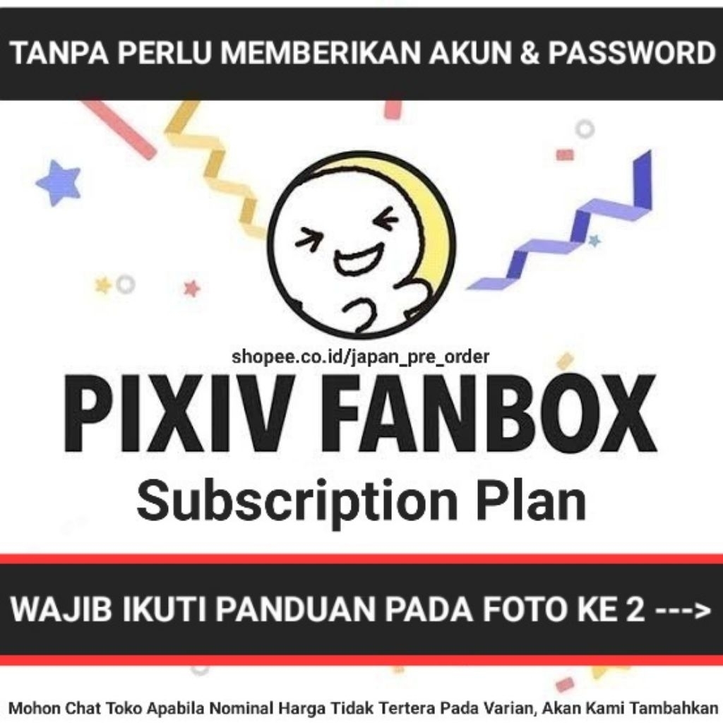 [Ikuti Panduan di Foto ke 2] Produk Digital Creator Pixiv Fanbox ORI