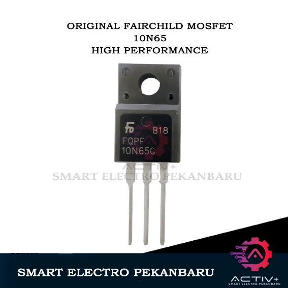 ORIGINAL MOSFET 10N65 TO-220 FAIRCHILD BODY KECIL MOSFET FQPF 10N65C 10 N65 SEMICONDUCTOR 10N65 A4D 