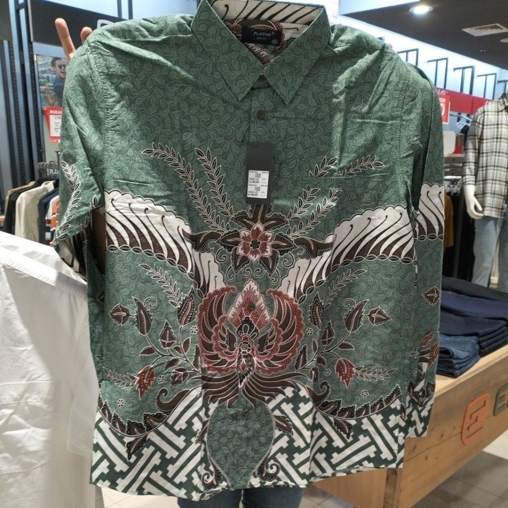 kemeja batik PLATINI
