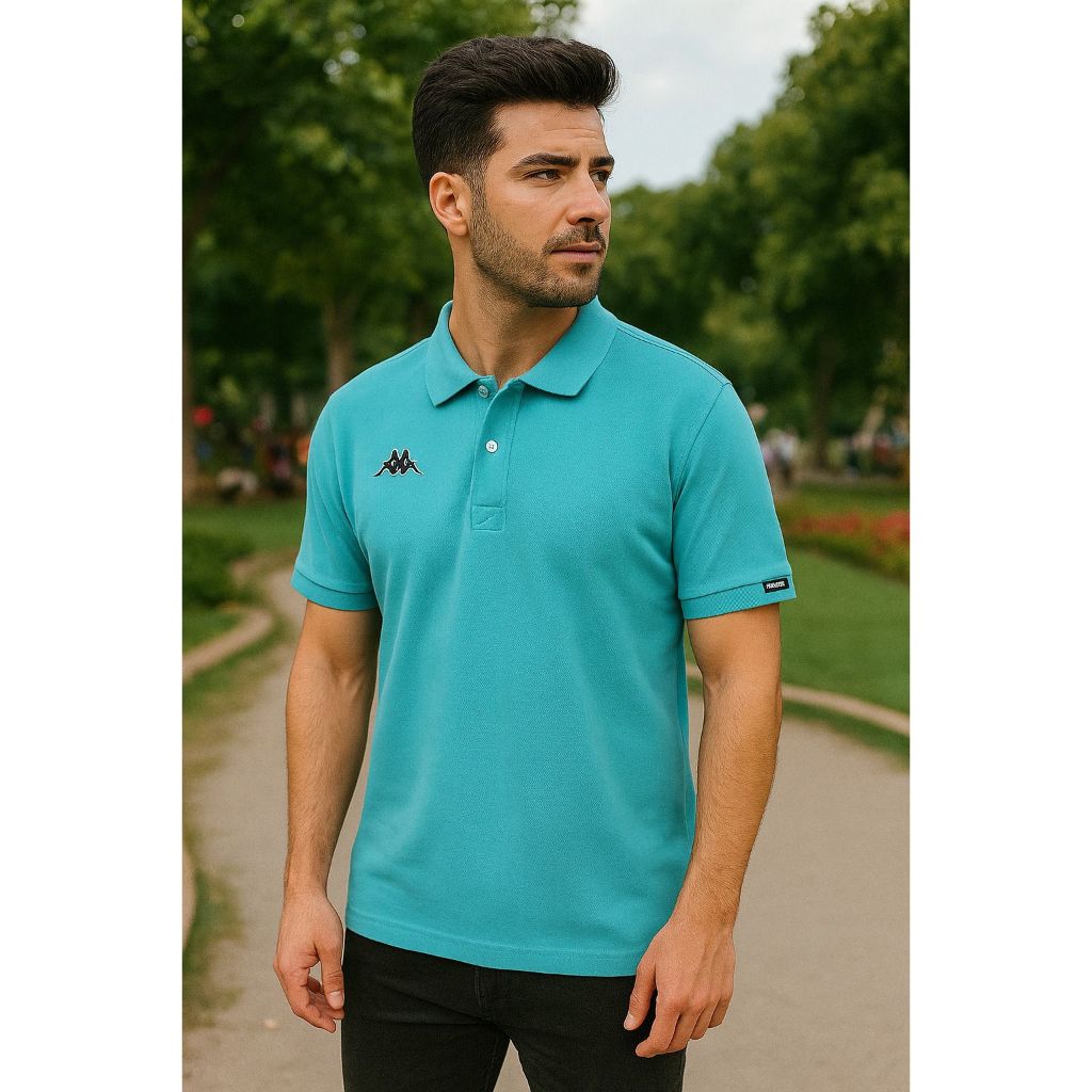 Polo Shirt Kappa - Hijau Tosca