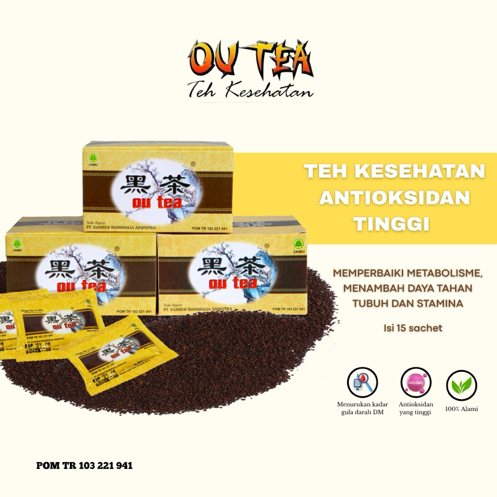 Teh Hitam Ou Tea Kesehatan KOTAK