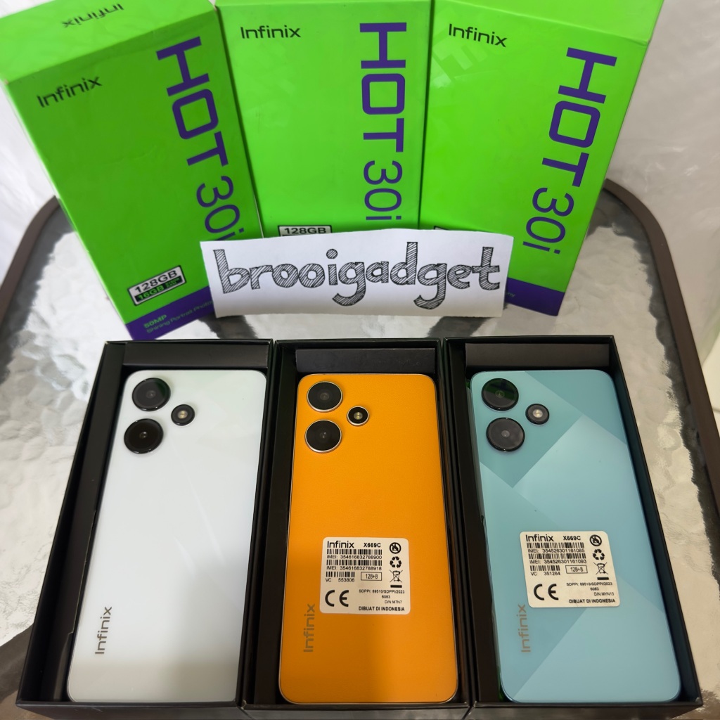 HP INFINIX HOT 30i 8/128GB SECOND FULLSET ORIGINAL