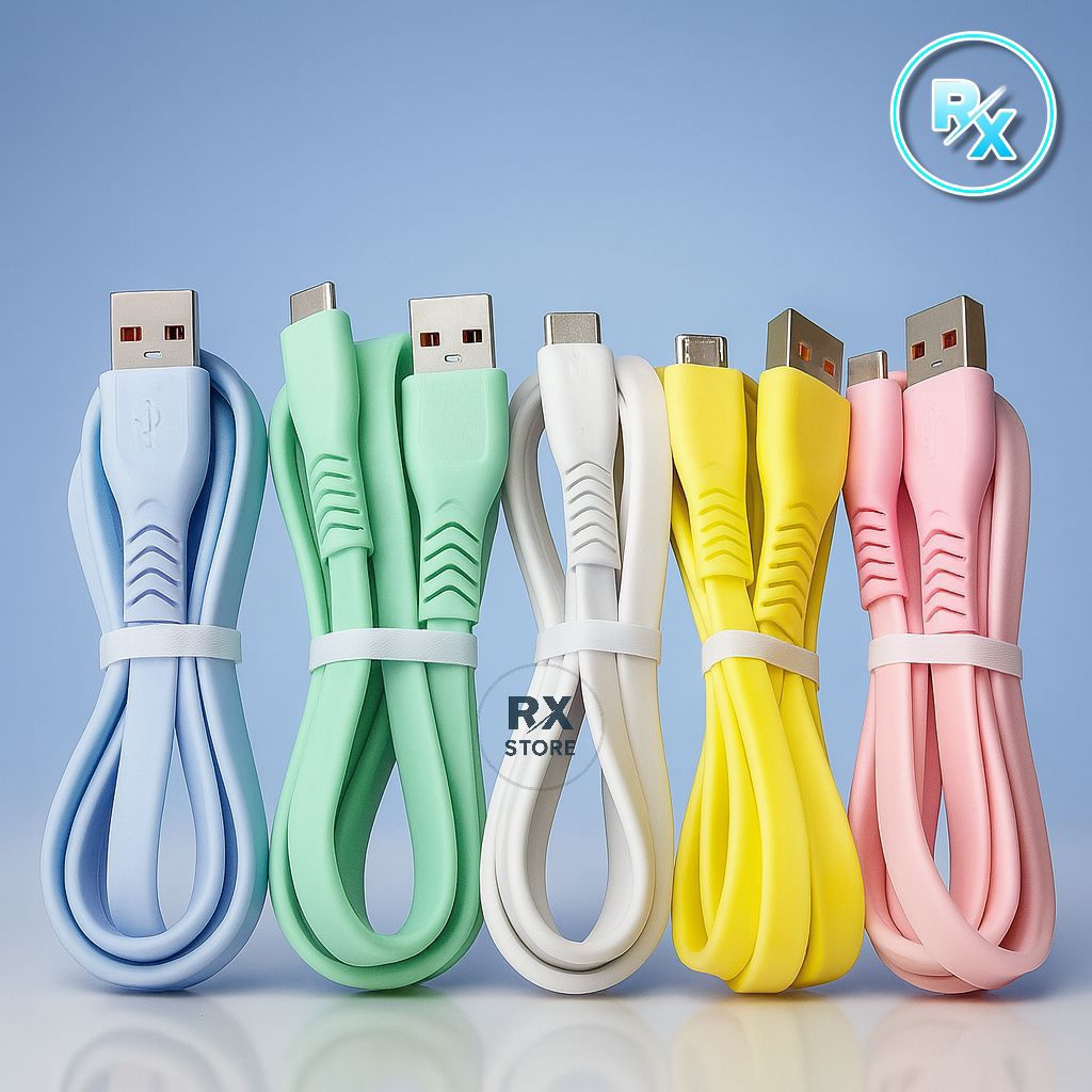 [ECER - TYPE C] Kabel Data Qtop USB Type C Kabel Charger Casan HP Fast Charging Qtop Type-C