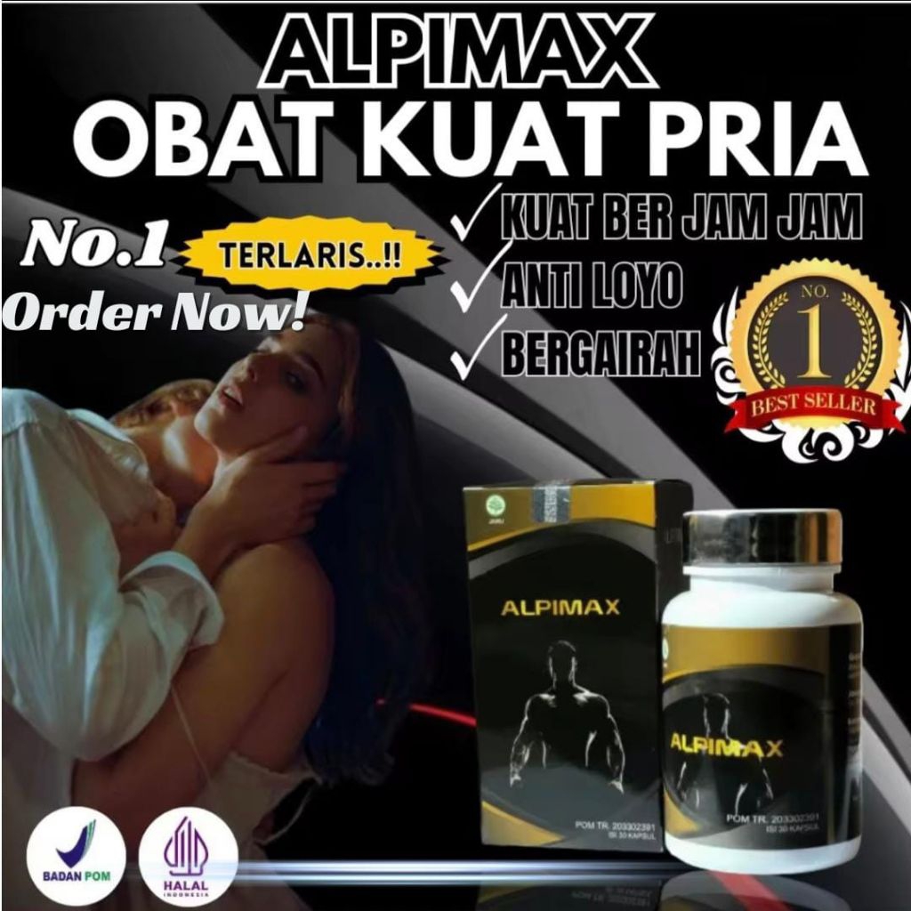Alpimax Kapsul Herbal Tradisional Alami original 100% BPOM