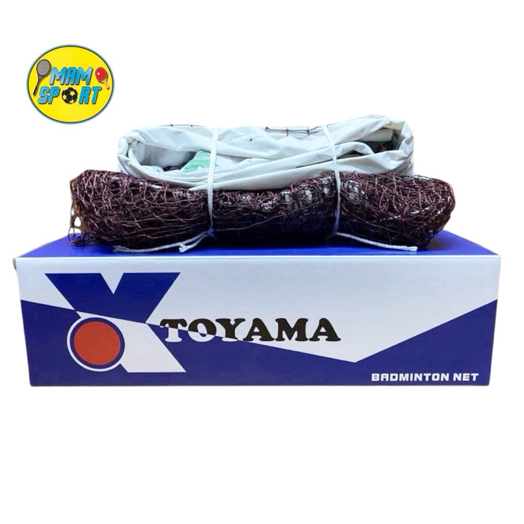 Net Badminton Bulutangkis Seling Baja X TOYAMA POLYESTER Original