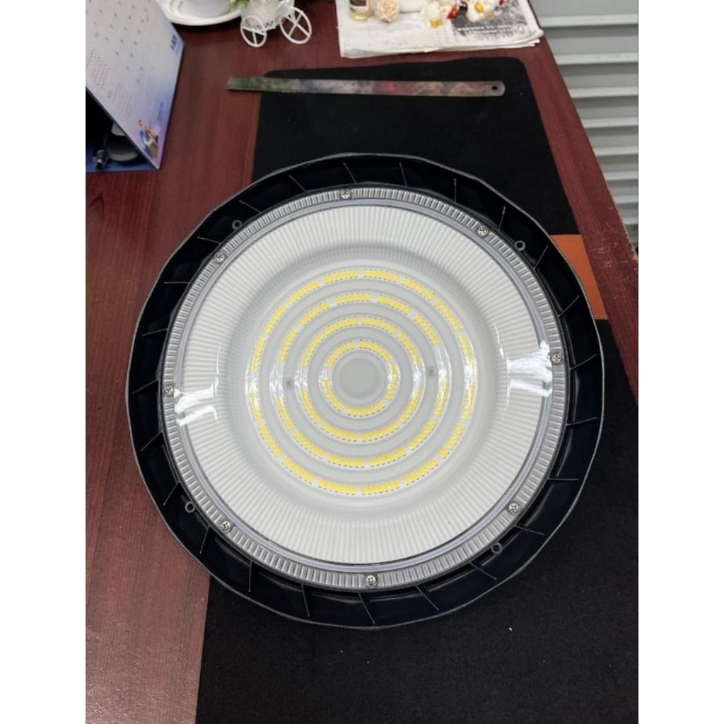 LAMPU HIGHBAY UFO INDUSTRI 100watt lampu sorot gantung HIGHBAY UFO LED INDUSTRI IP65 AUDALUX 100 WAT