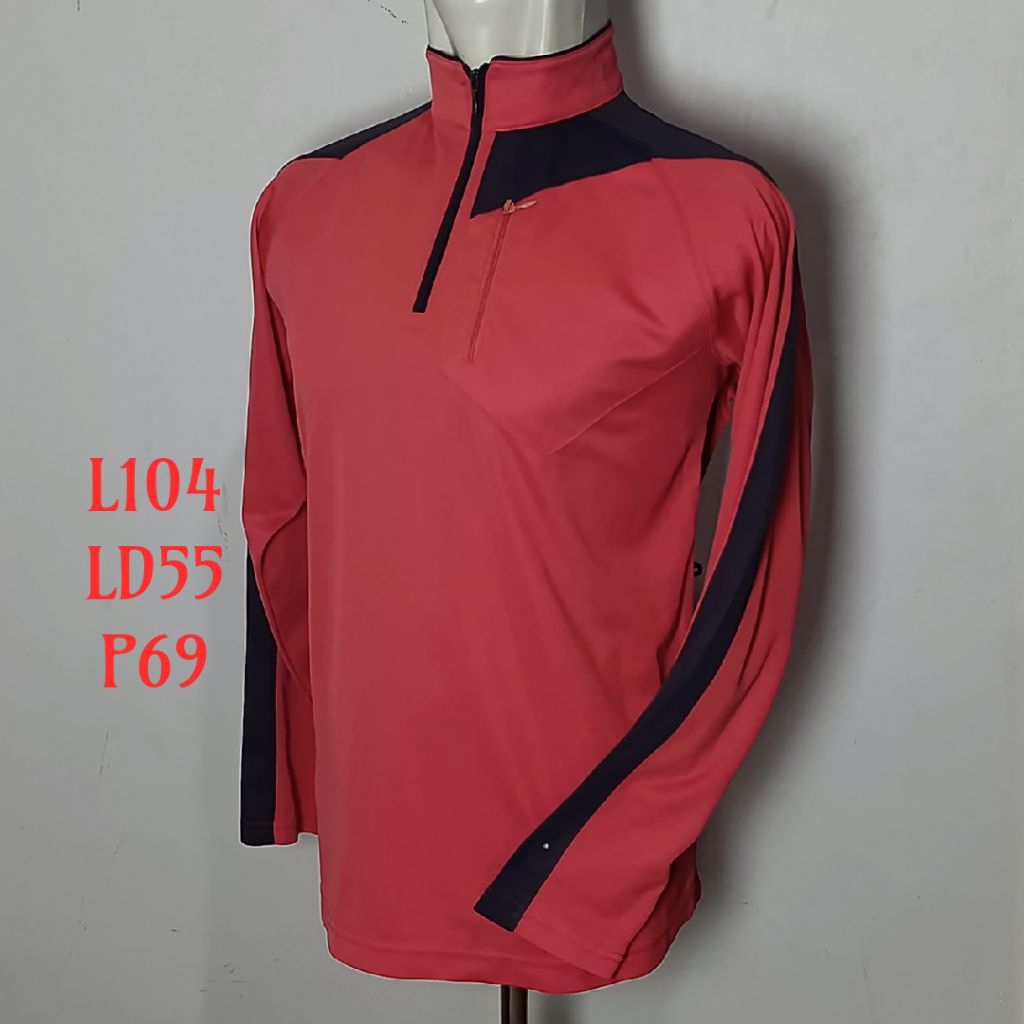 [ORIGINAL] PRELOVED Kaos Jersey Olahraga Baselayer Sport Dry Fit Size L - Tshirt Second Thrift Runni