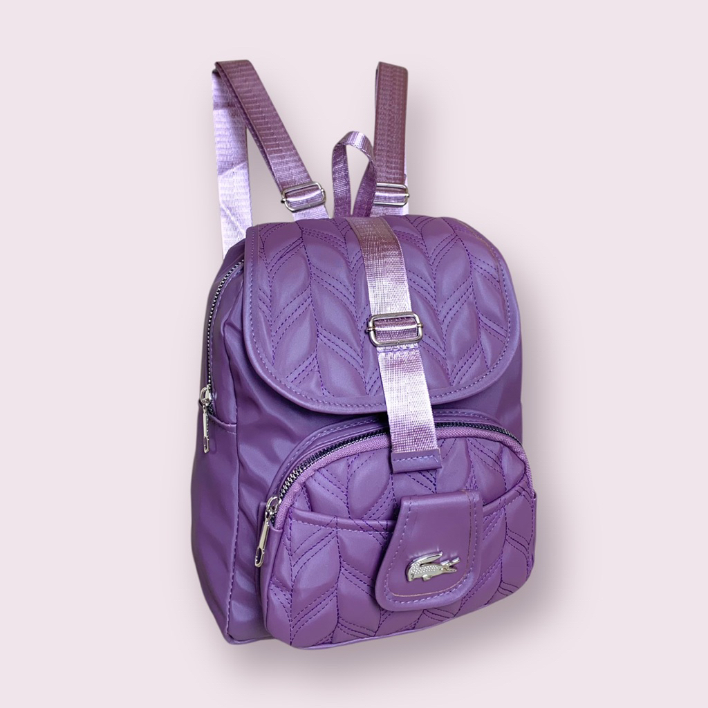 Tas Ransel Wanita Nawip Kecil Bordil Depan Lidah Kecil | Tas Gendong Kekinian Terbaru