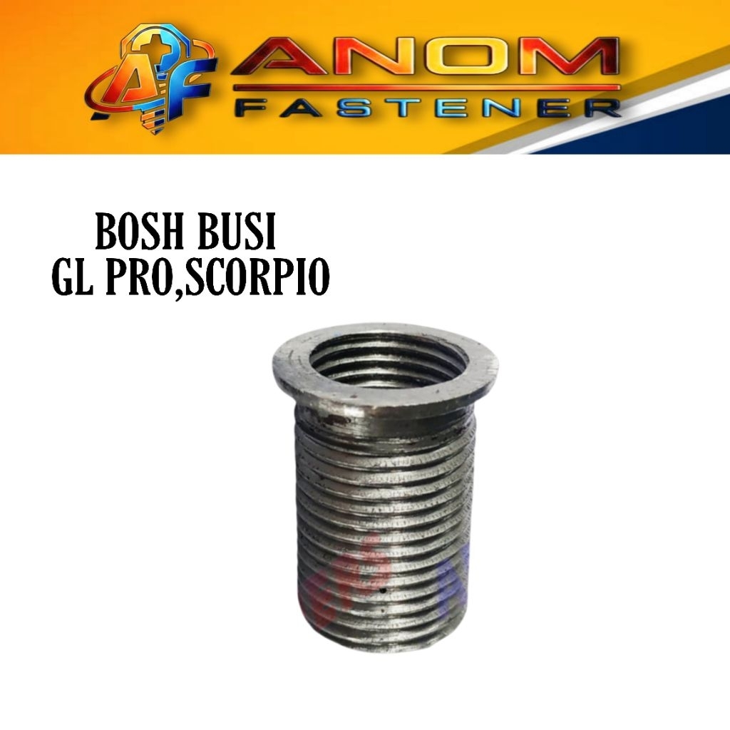 Bosh busi/sok busi untuk motor gl pro,scorpio,tiger, mega pro