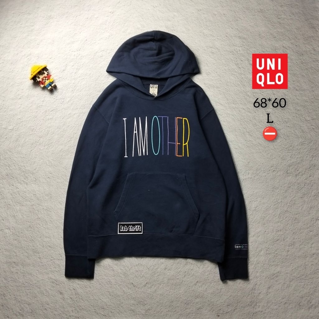 Hoodie UNIQLO I am other original 100%