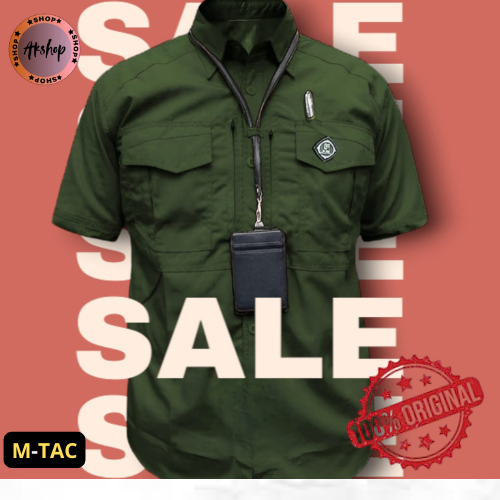 KEMEJA MM-TAC TACTICAL LENGAN PENDEK BAJU LAPANGAN RESKRIM OUTDOOR ACTIVITIES CUSTOM