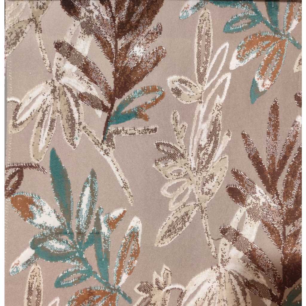 Promo Kain Bludru Beludru Antik Mewah Premium Velvet Timbul Motif Bunga Daun Bambu Astetik - Tikaru