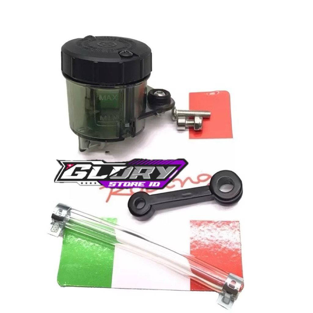 Tabung Minyak Rem Variasi Mika Smoke Jumbo Tabung Minyak Rem Depan/ Belakang Universal