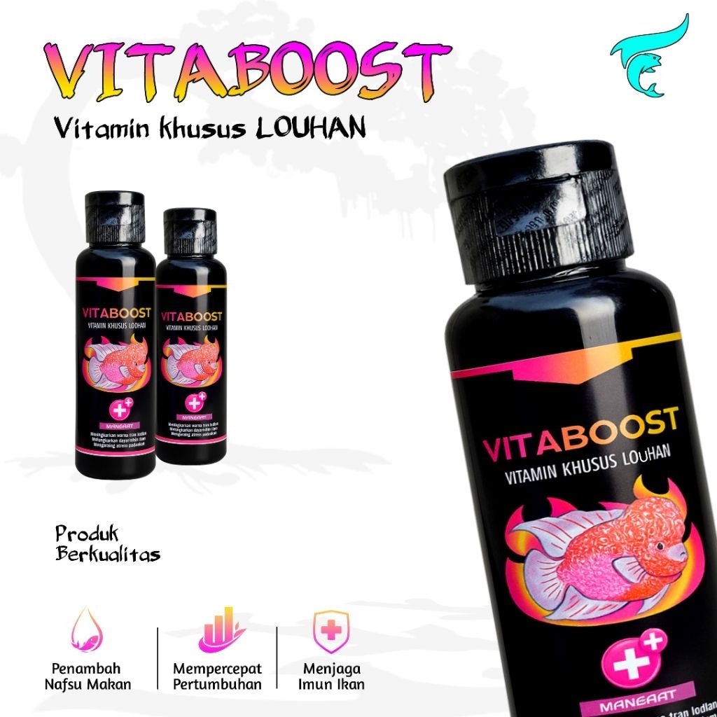 VITABOOST vitamin khusus ikan LOUHAN untuk semua jenis ikan louhan