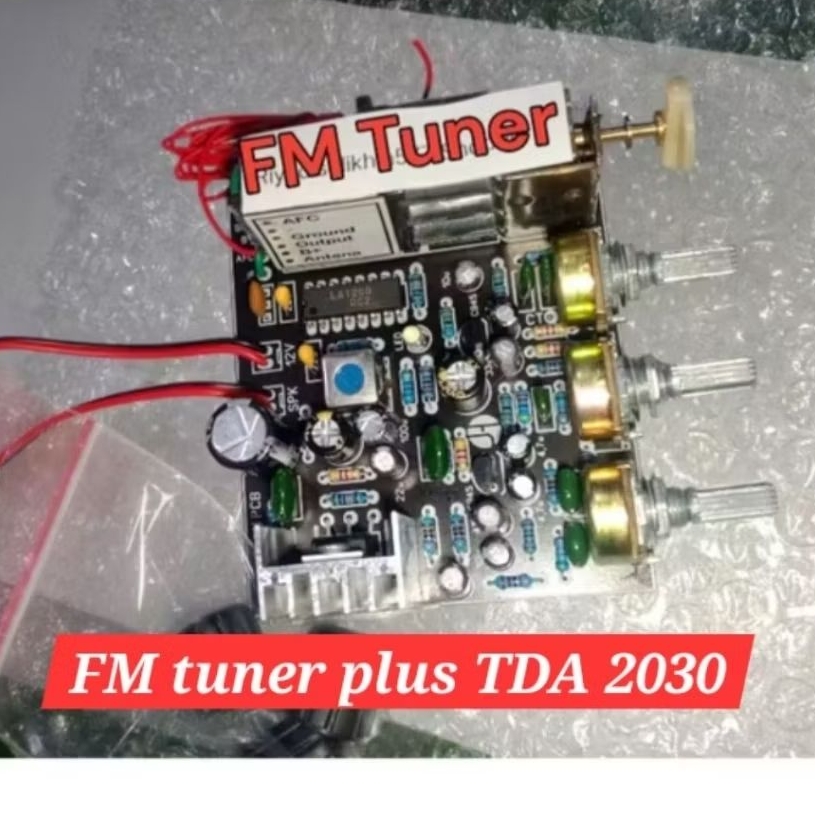 radio fm tuner plus ampli tda2030 original