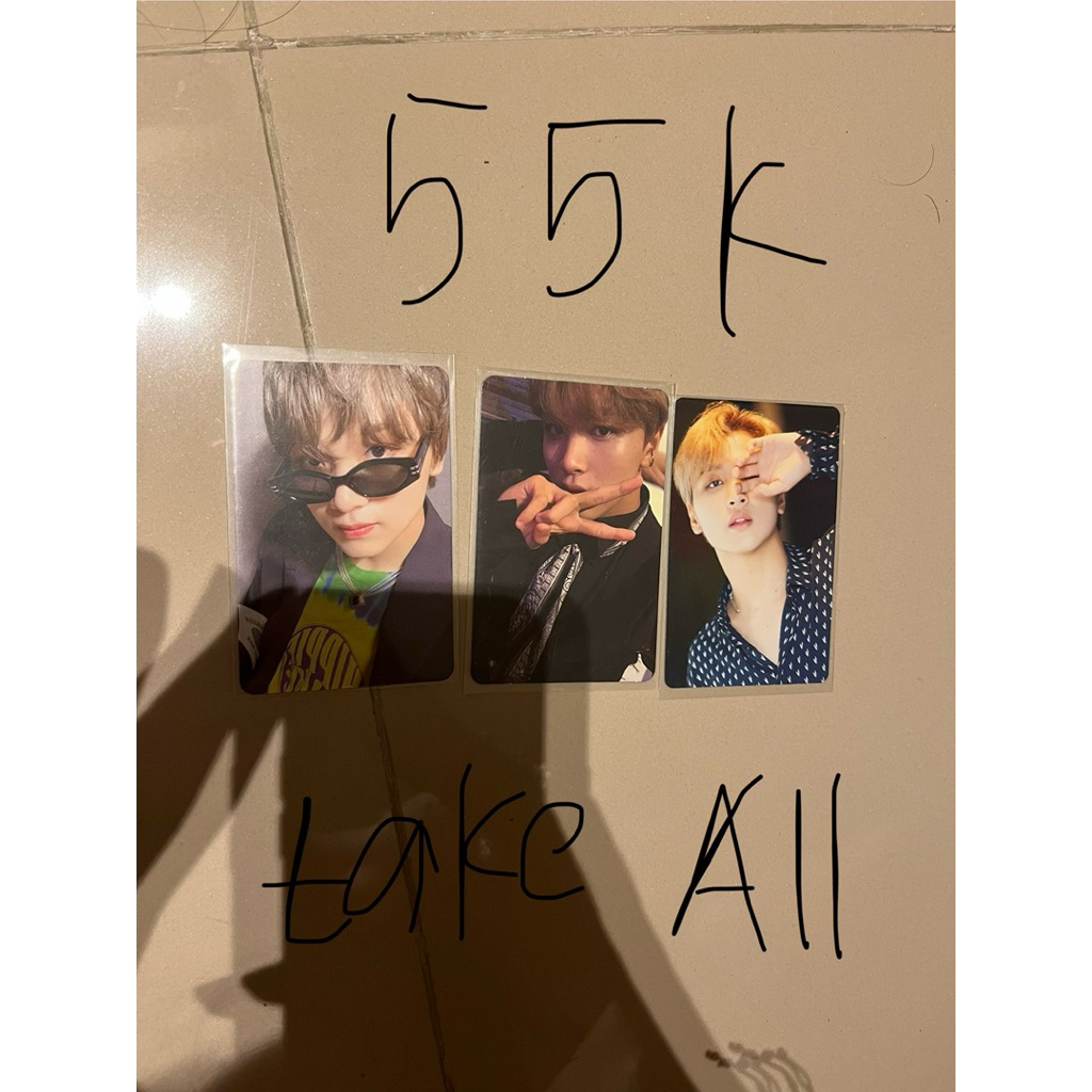 wts lee haechan mark lee glitch mode dicon agent official photocardec