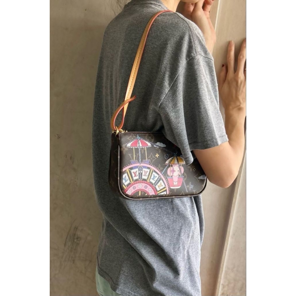 SHOULDER BAG MINI POCHETTE PRINT