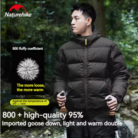 JAKET GOOSE DOWN HOODIE NATUREHIKE CYY2341AA012