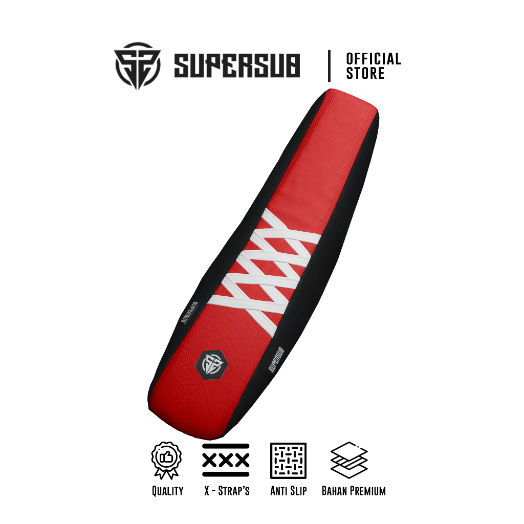 Jok Supersub xXXx Two Tone - Variasi Supermoto Motor Trail Crf150l Kulit Jok Seat Cover dtxconcept