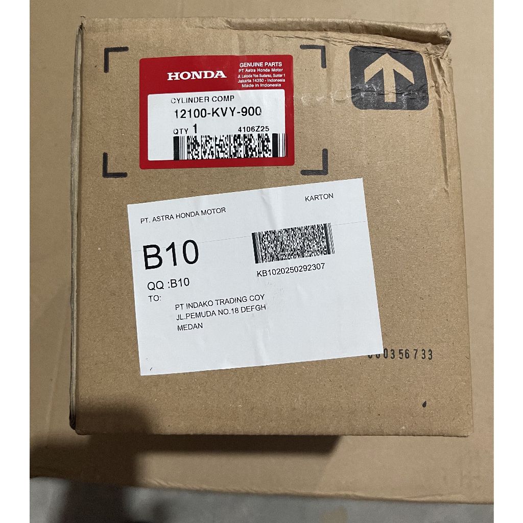 12100KVY900 Cylinder Comp – BeAT Karburator & Spacy 12100-KVY-900