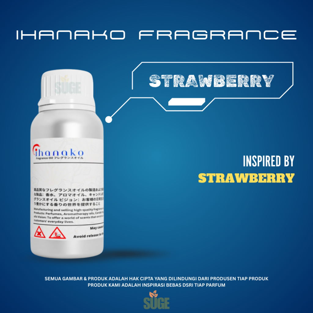 STRAWBERRY - STR4WB3RRY  | BIBIT PARFUM MURNI IHANAKO FRAGRANCE JAPAN