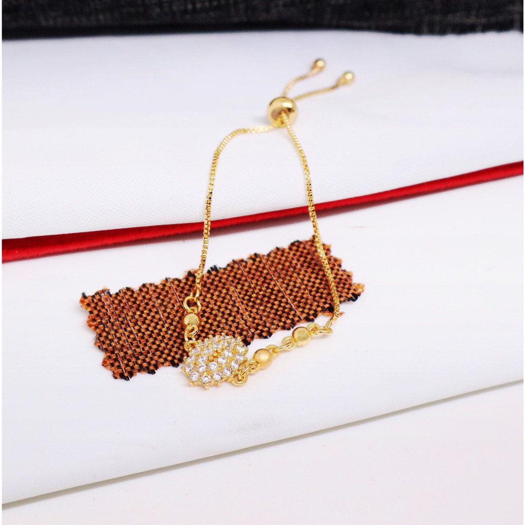 Gelang Tangan Serut Permata Gold Gelang Serut Xuping Elegan Titanium