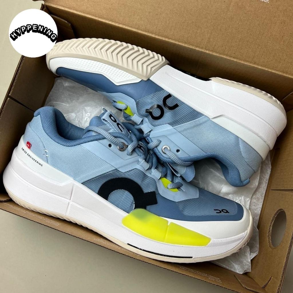 SEPATU TENIS ON THE ROGER PRO 2 WOMENS CLAY CHAMBRAY LIME ROGER FEDERER RF