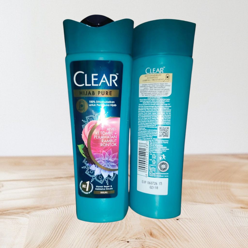 Promo Shampo Clear Hijab 160ml dan Clear Shampo 300ml