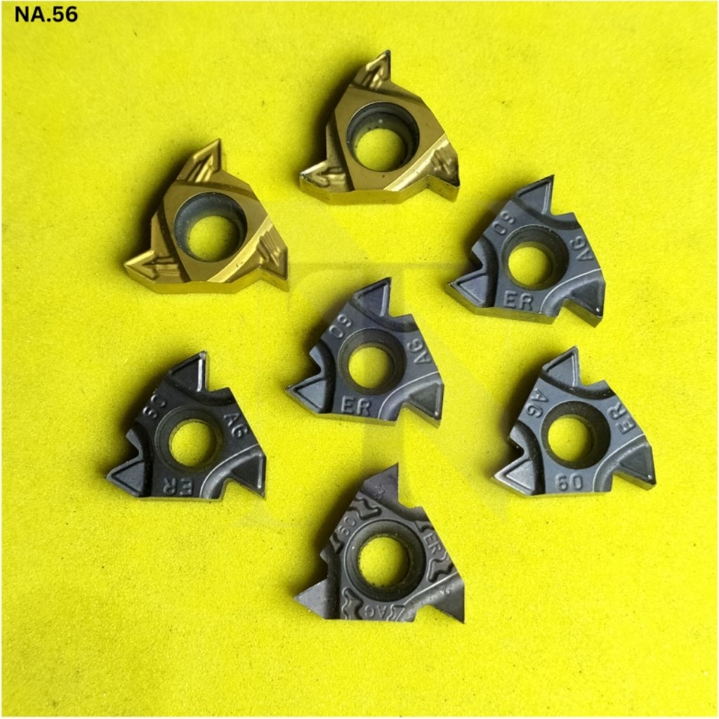 Insert MMT 16ER insert ulir 16ER AG60 drat luar seken layak pakai..insert ulir 16er carbide