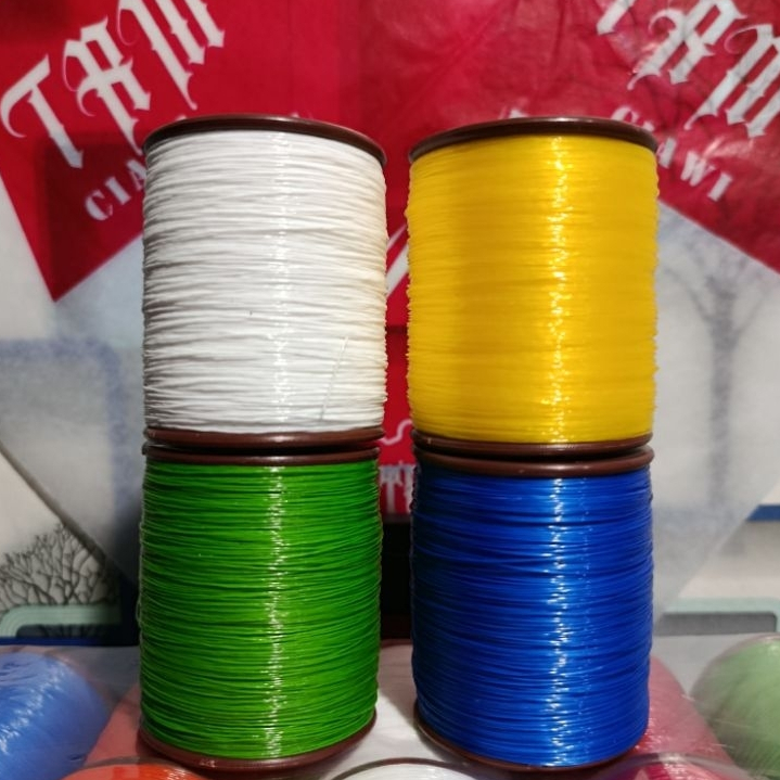 Kenur Layangan Size 0.35 2000 Jar Tali Benang Layang Aduan & Hias Kuat Gulung Besar Murah