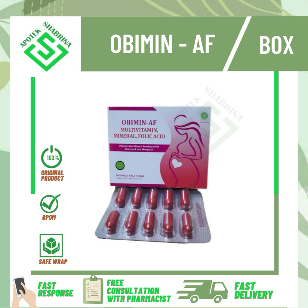 Obimin AF 1 BOX/ Vitamin ibu hamil / Untuk kesehatan
