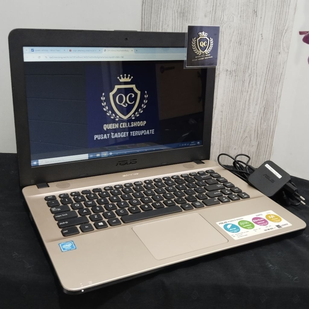 LAPTOP ASUS X441SA CELERON N3060 2GB 14INCH SECOND BERGARANSI