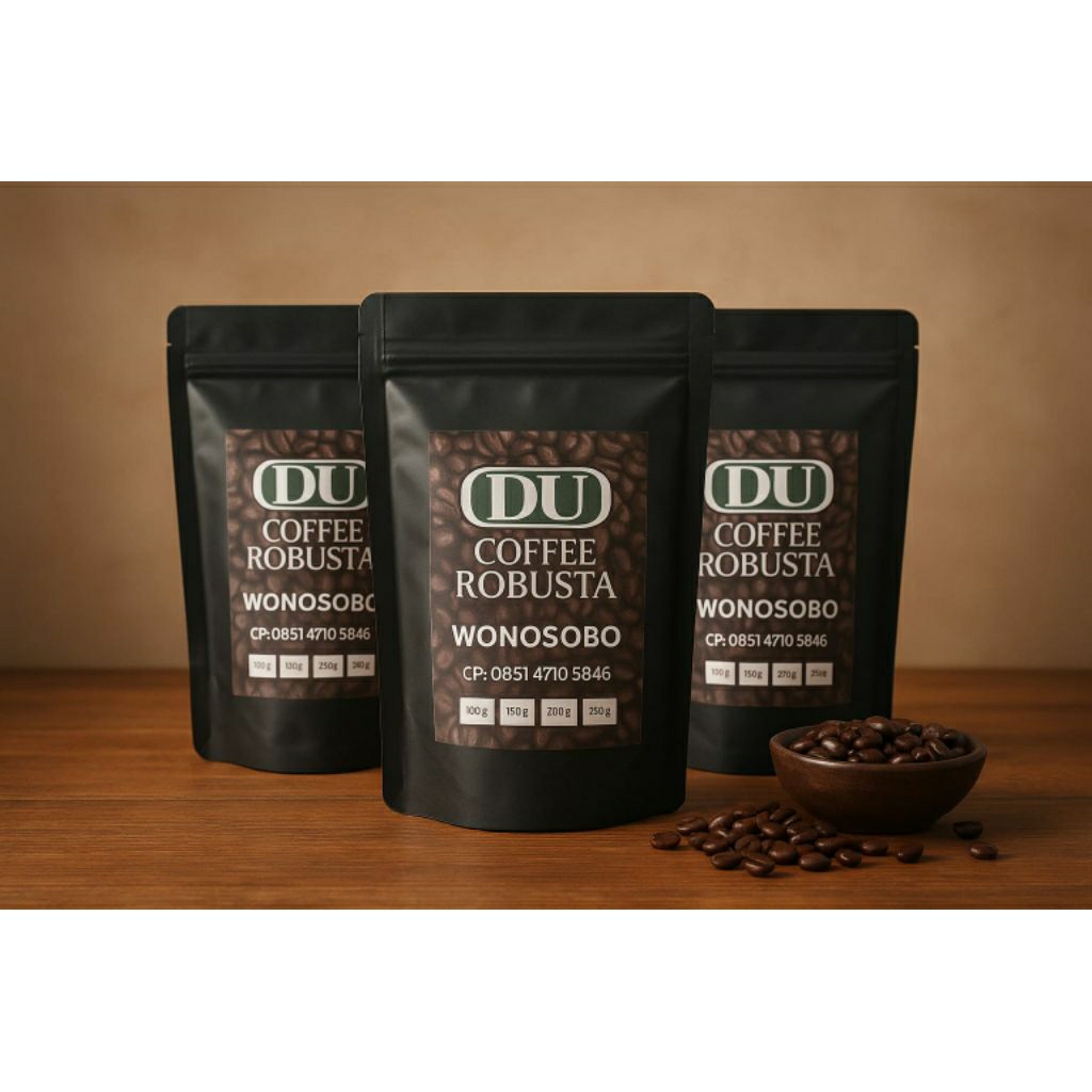 bubuk kopi robusta dari biji pilihan terbaik