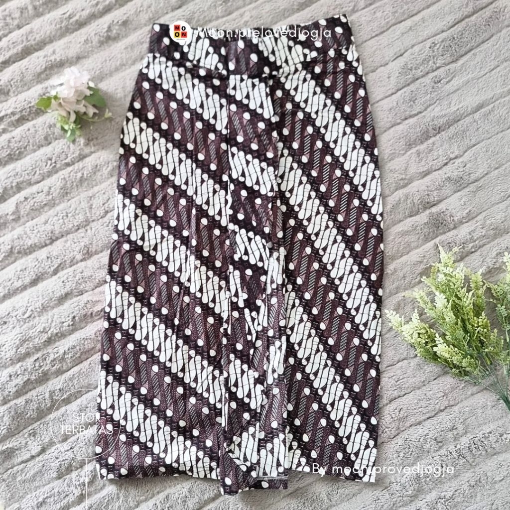 Preloved Rok Plisket Batik Instan - Jarik Rok Wiru Motif