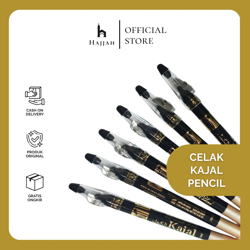 CELAK KAJAL PENCIL WATERPROOF HALAL TERMURAH MAKASSAR | CELAK ARAB WATERPROOF | CELAK TARIM ANTI AIR