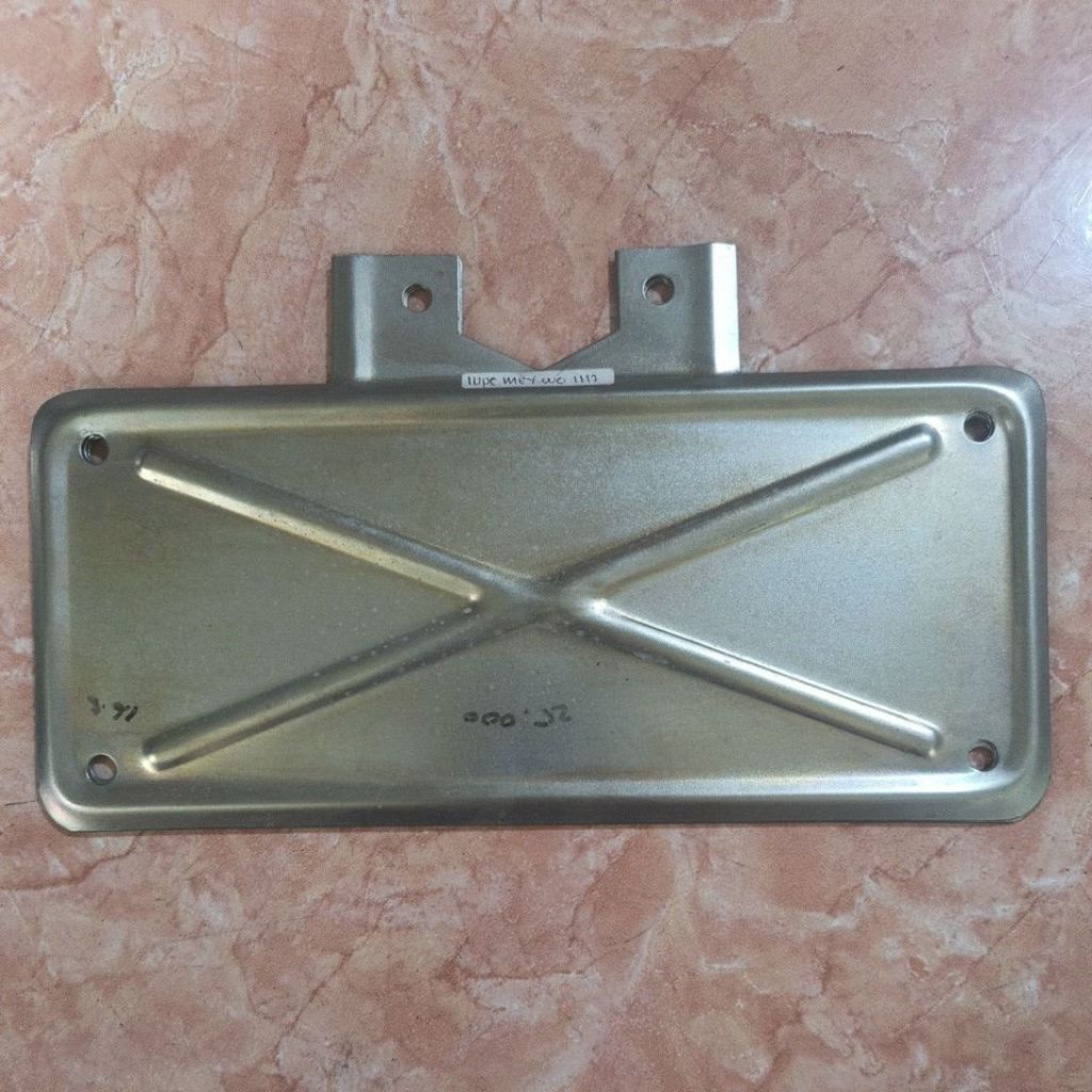 dudukan tempat plat nomor depan vespa