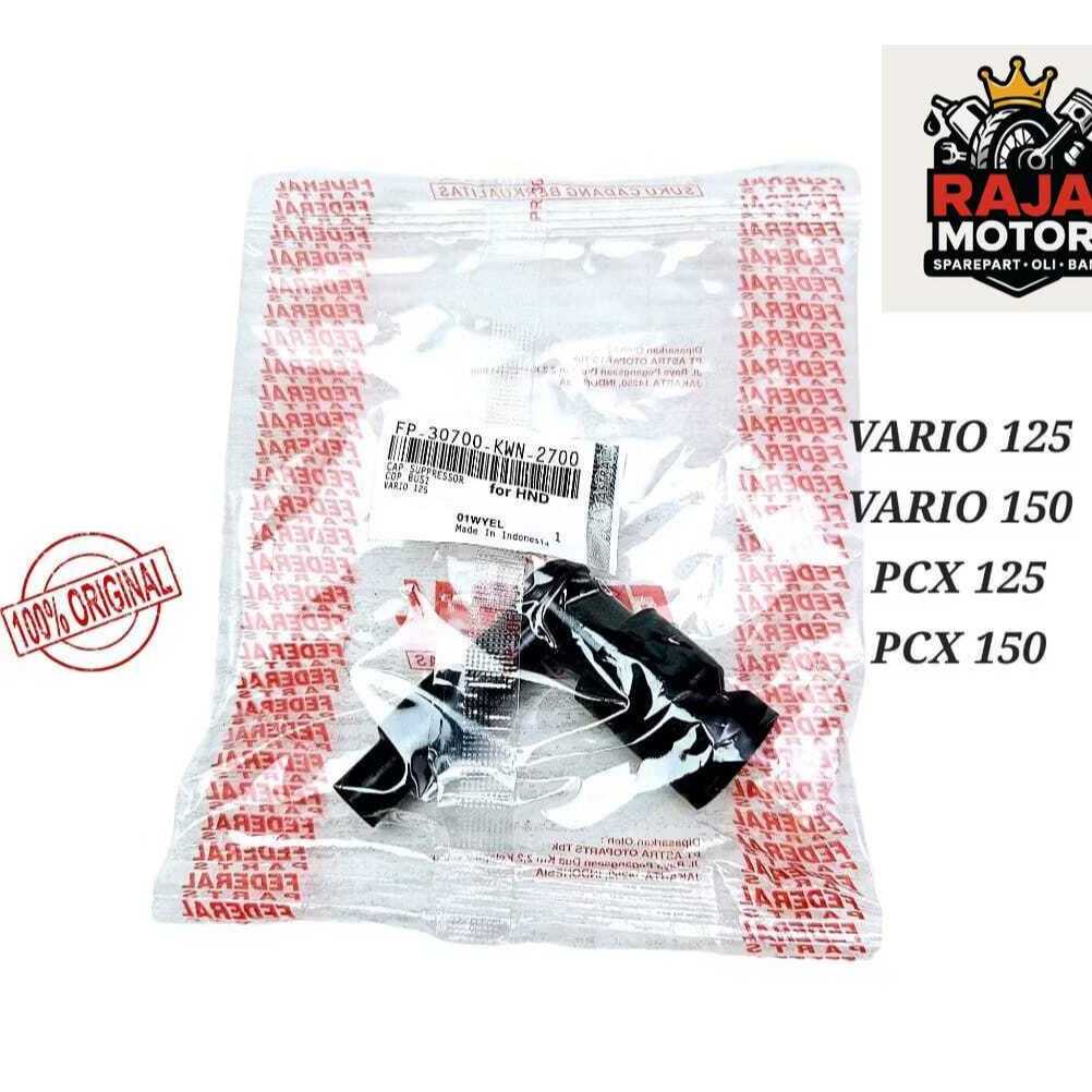 CANGKLONG BUSI VARIO 125 VARIO 150 PCX 150 ADV 150 TUTUP BUSI ORIGINAL FEDERAL (KWN)