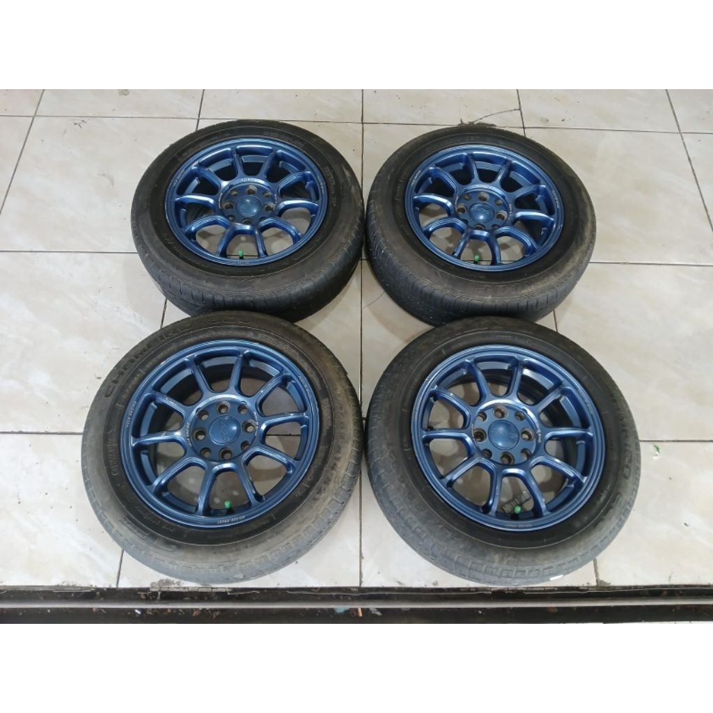 Velg Mobil Second RAYS Ring 14 pcd 4x100/114,3 + Ban 2pcs 175 65 R14