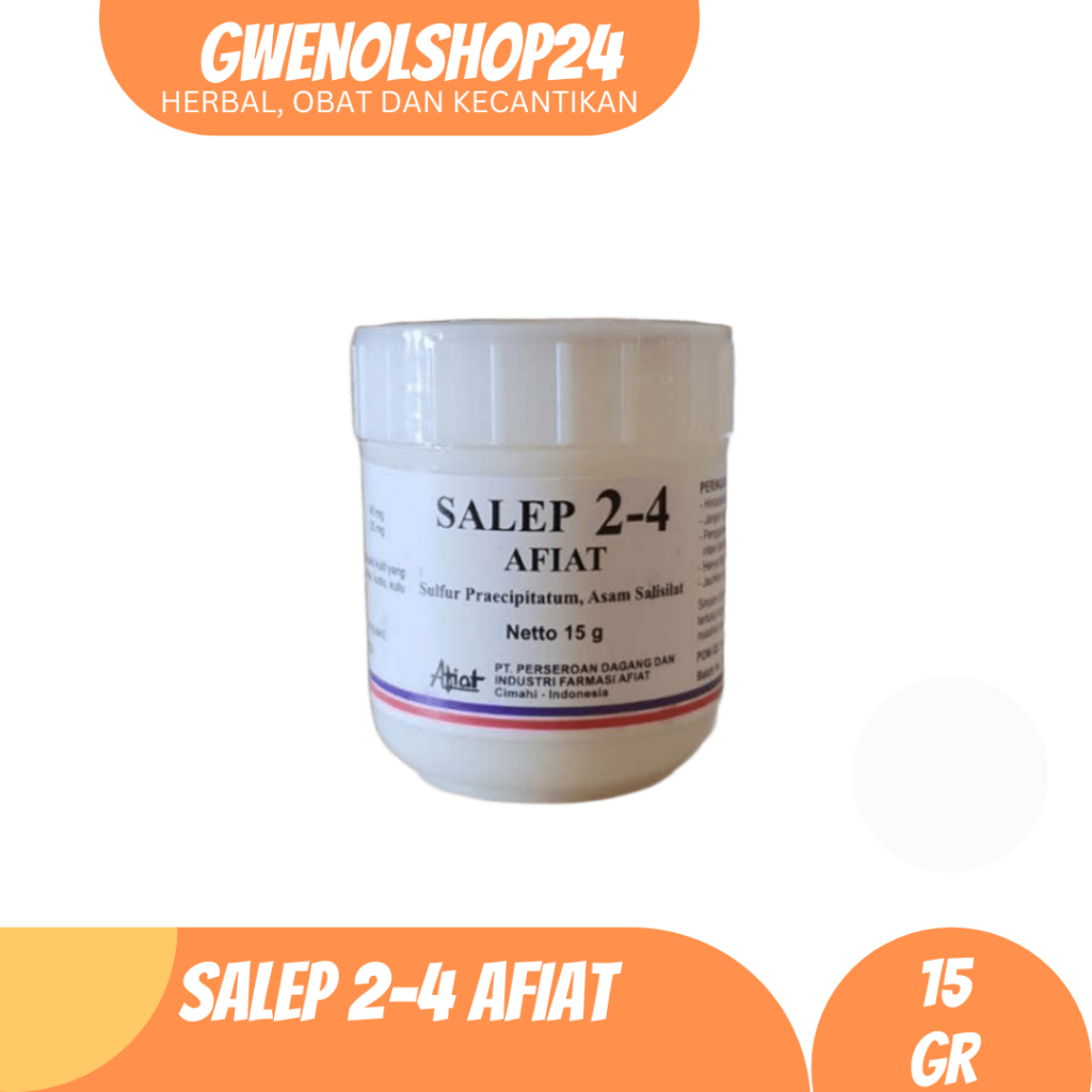 Salep 2-4 Afiat 1 Pot 15 Gr | Salep Gatal | Asam Salisilat