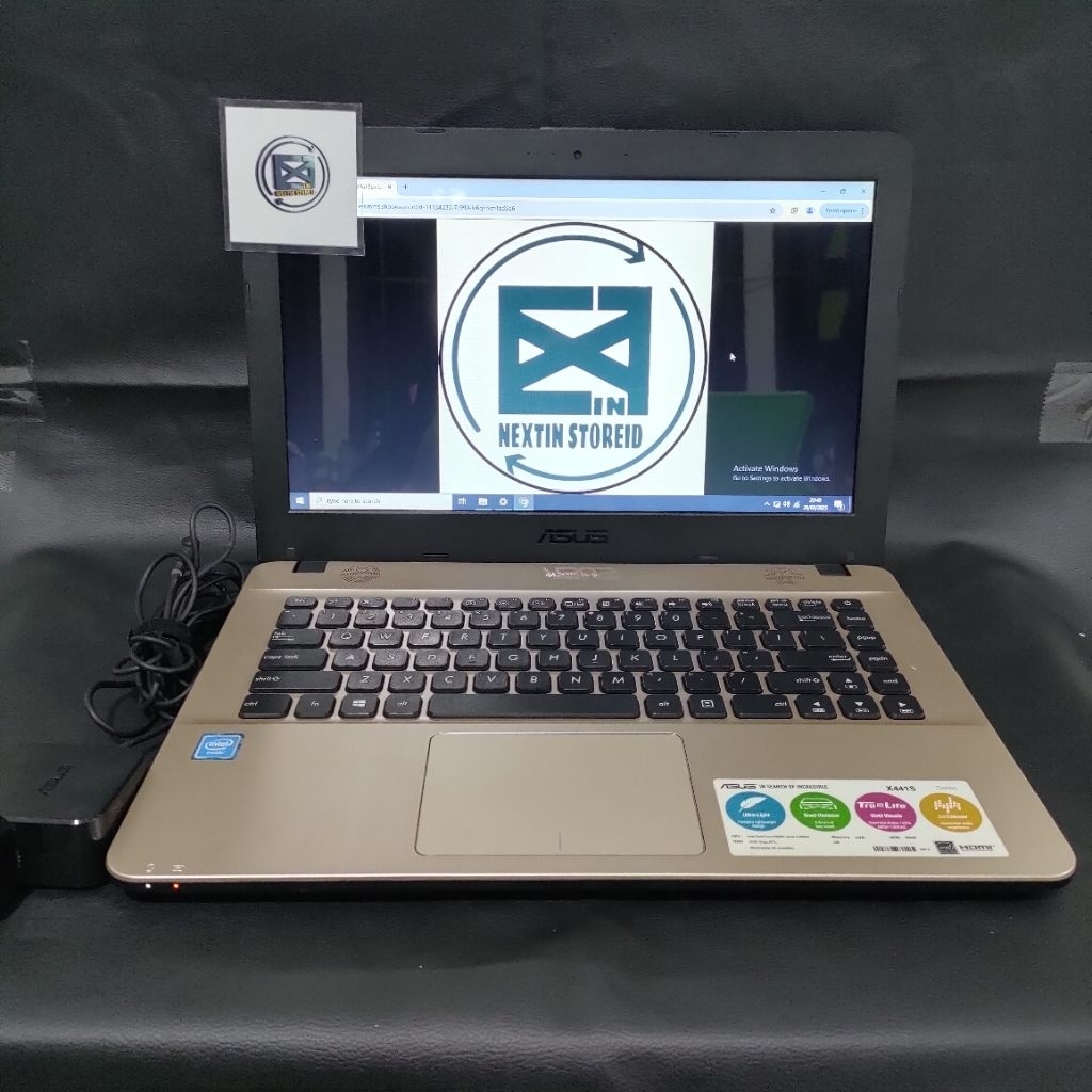 LAPTOP ASUS X441SA CELERON N3060 2GB 14INCH SECOND BERGARANSI