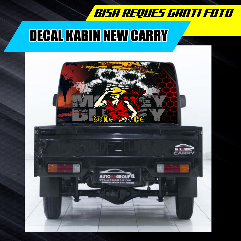 Sticker decal  kabin belakang mobil pick up Granmax. L300