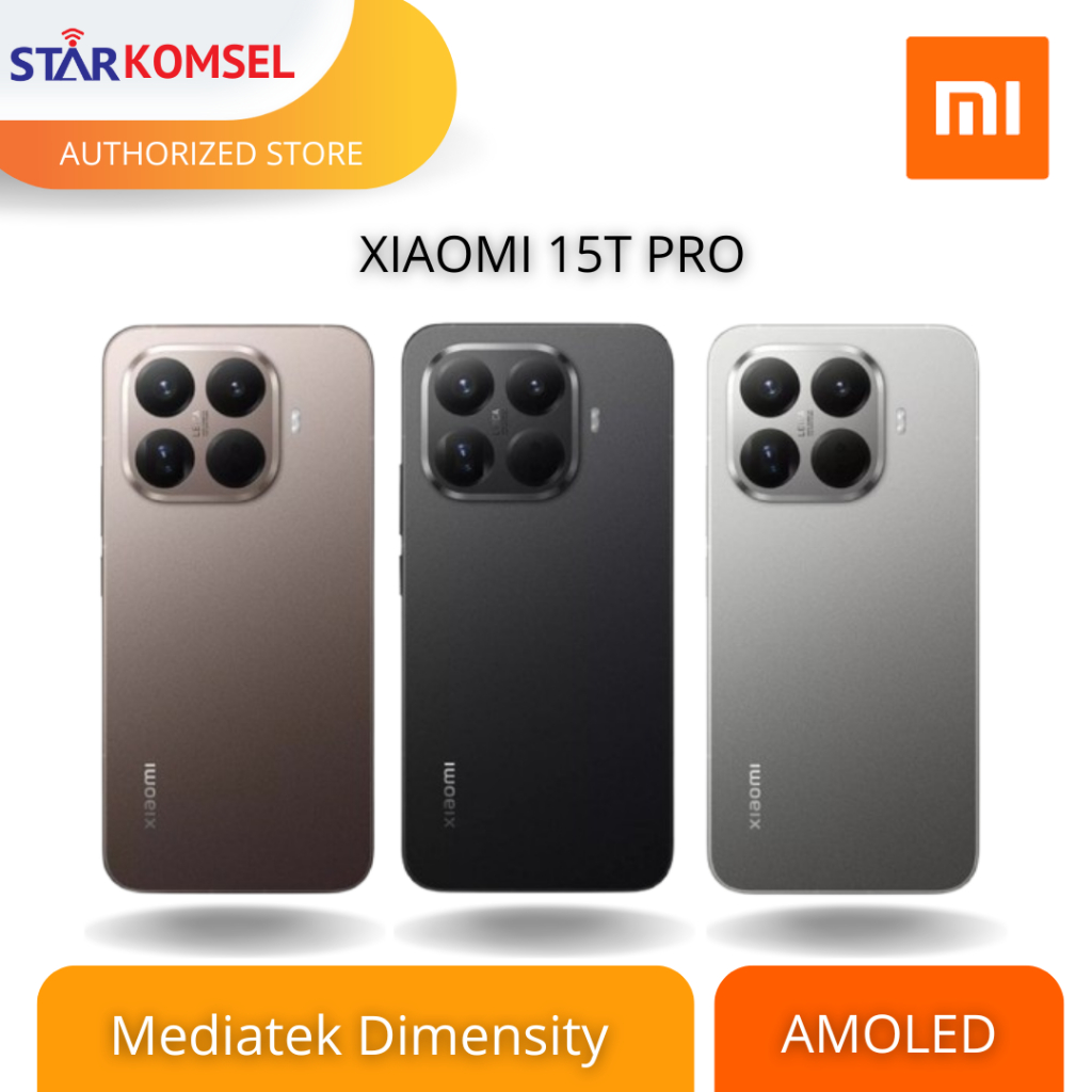HP XIAOMI 15T PRO 12/512 NFC GARANSI RESMI XIAOMI INDONESIA