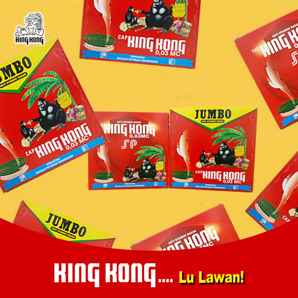 Kingkong Obat Nyamuk Bakar Jumbo & Standar - Obat Nyamuk Kingkong Bakar