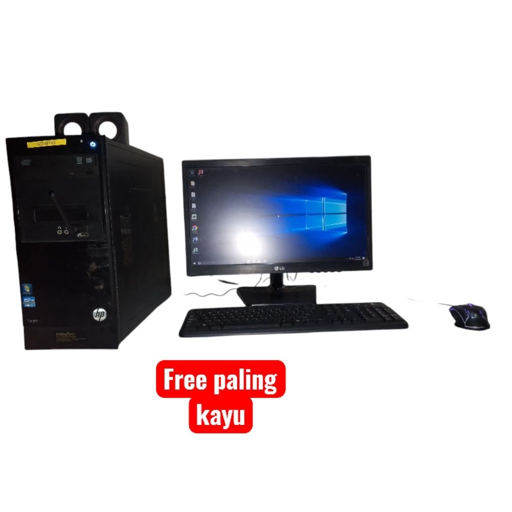 komputer core i3 gaming full set siap pakai