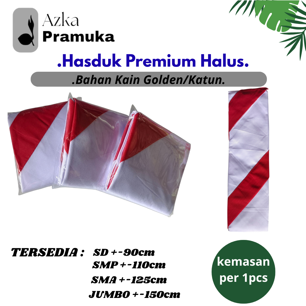 Hasduk Kacu Katun Golden Hasduk Premium Kain Katun Golden
