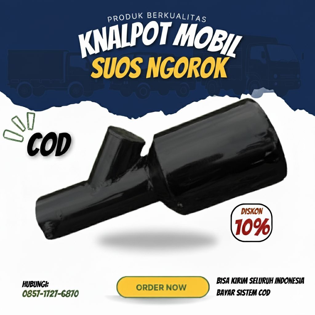 Knalpot Mobil Suos ngorok Bentuk Bulat | Mobil Grand max, L300, Cerry, Truck, Mobil Bensin | Bisa re